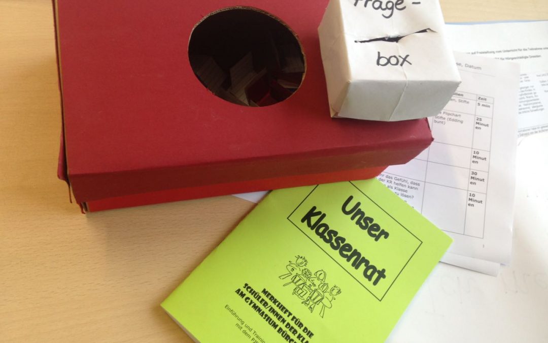 Neue Klassenräte am Gymnasium Bürgerwiese