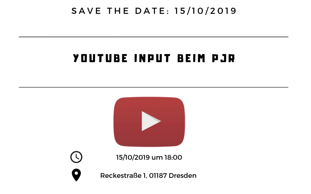 Kleiner YouTube-Input beim PJR