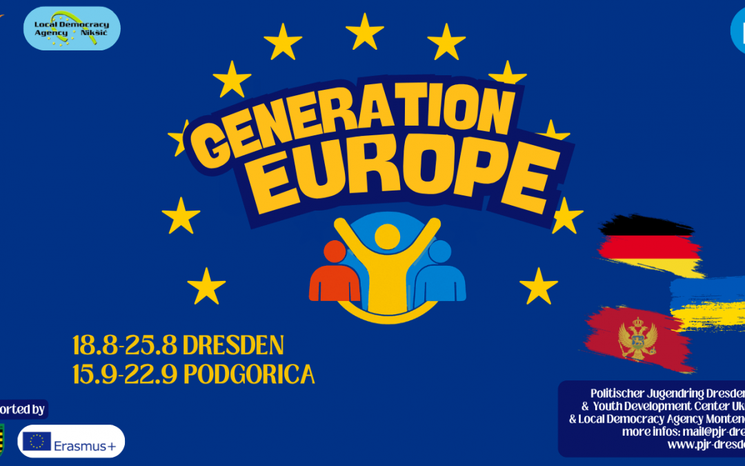Generation Europe – Youth exchange between Germany, Montenegro and Ukraine