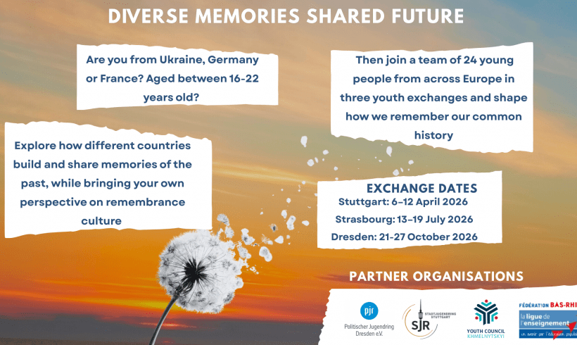 Jugendbegegnung „Diverse Memories – Shared Future“